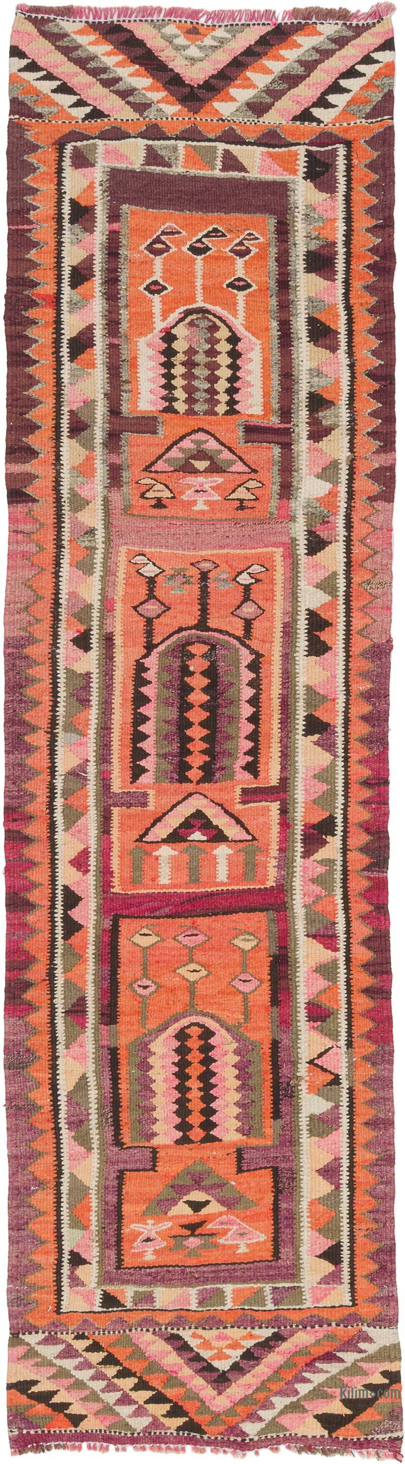 Vintage Anadolu Kilim Yolluk - 86 cm x 318 cm - K0077220