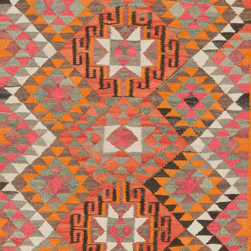 Alfombra Kilim Tribal Vintage - 96 cm x 282 cm - K0077222