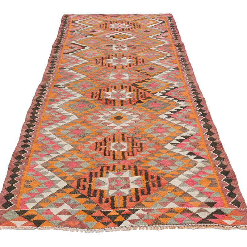 Alfombra Kilim Tribal Vintage - 96 cm x 282 cm - K0077222