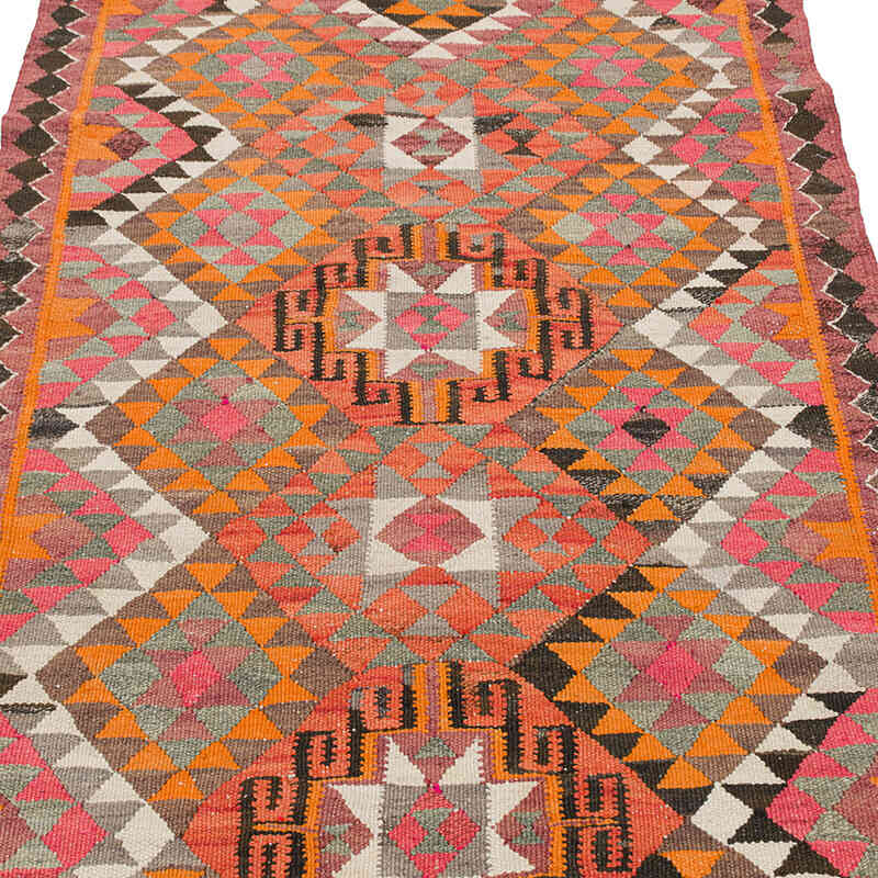 Alfombra Kilim Tribal Vintage - 96 cm x 282 cm - K0077222