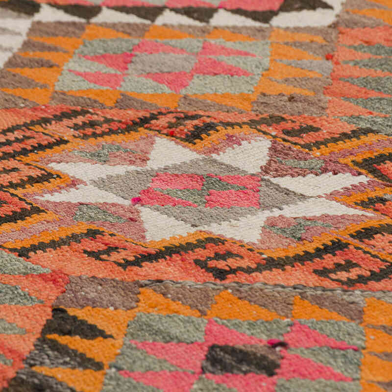 Alfombra Kilim Tribal Vintage - 96 cm x 282 cm - K0077222