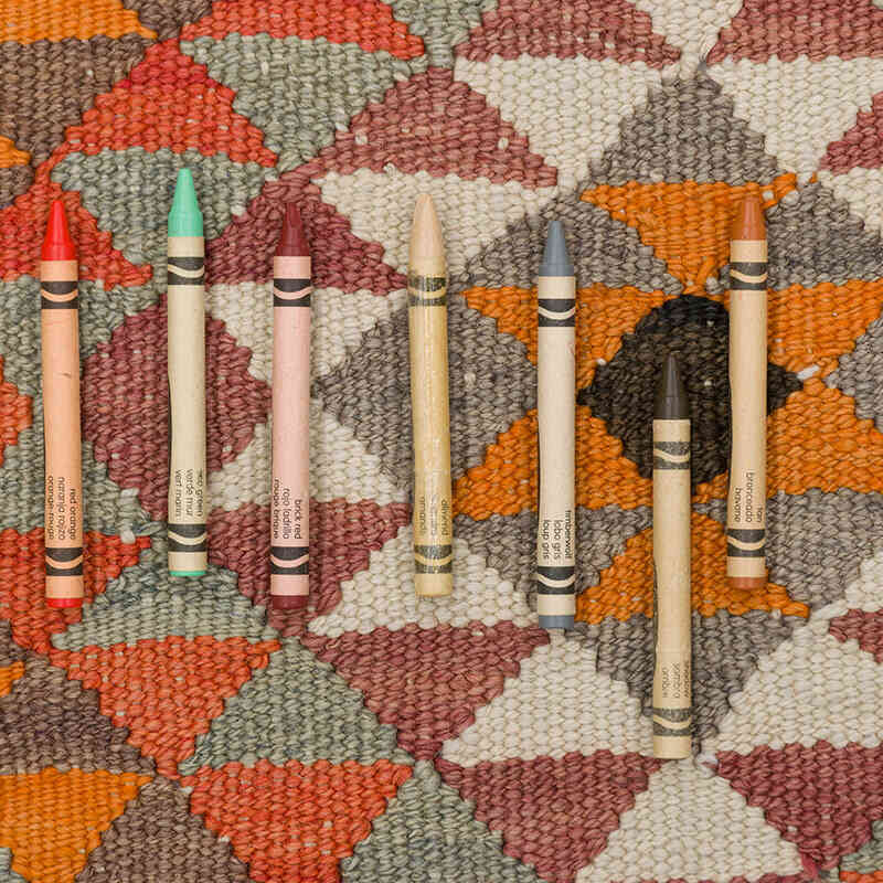 Alfombra Kilim Tribal Vintage - 96 cm x 282 cm - K0077222