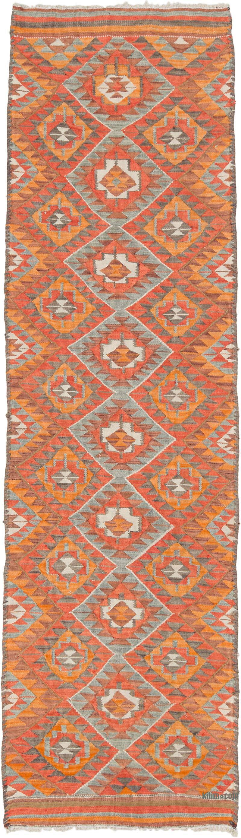 Vintage Tribal Kilim Runner - 2' 9" x 10'  (33" x 120") - K0077223