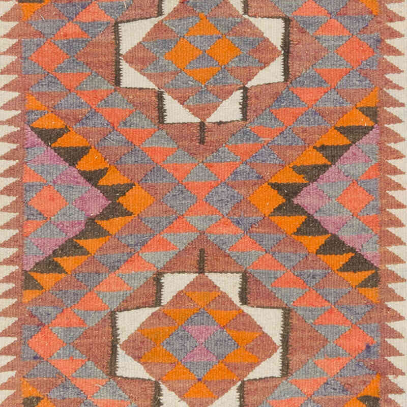 Vintage Anadolu Kilim Yolluk - 96 cm x 300 cm - K0077227