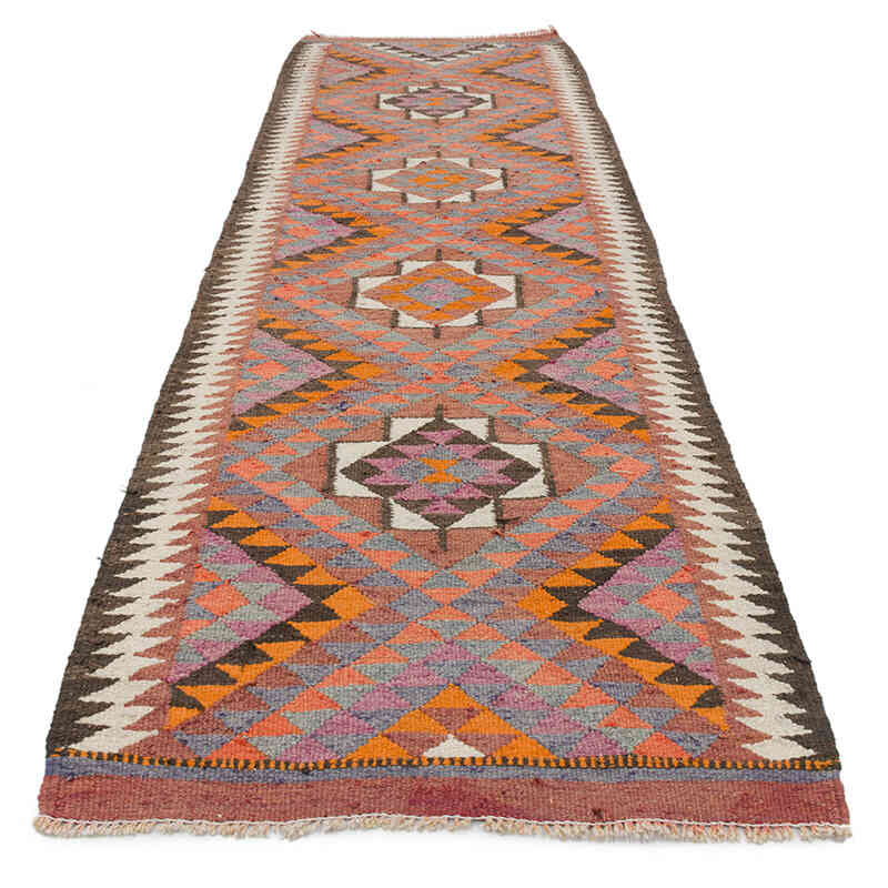 Vintage Anadolu Kilim Yolluk - 96 cm x 300 cm - K0077227