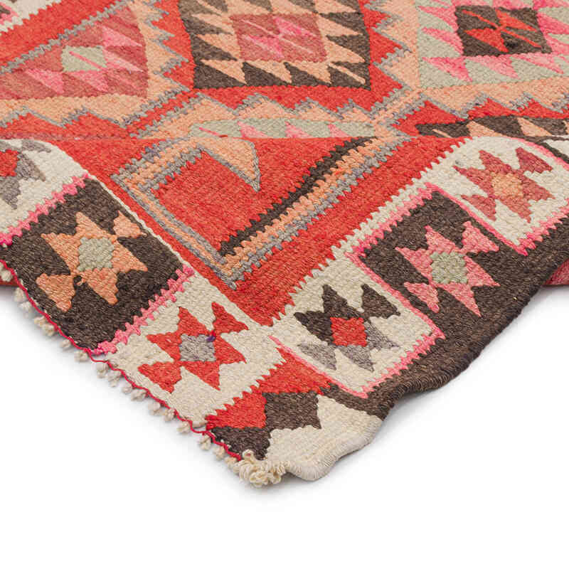 Vintage Tribal Kilim Runner - 3' 9" x 10' 6" (45" x 126") - K0077228