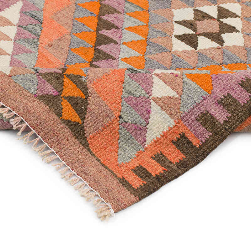 Vintage Tribal Kilim Runner - 3' 1" x 9' 10" (37" x 118") - K0077229