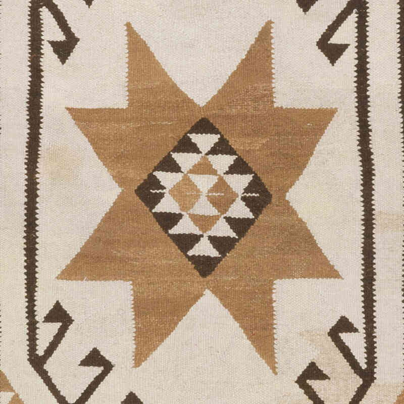 Vintage Tribal Kilim Runner - 3' 1" x 11' 3" (37" x 135") - K0077230