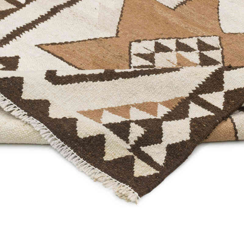Vintage Tribal Kilim Runner - 3' 1" x 11' 3" (37" x 135") - K0077230