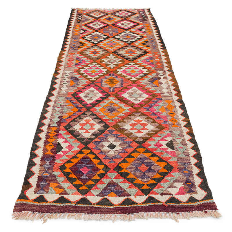 Vintage Anadolu Kilim Yolluk - 87 cm x 258 cm - K0077231