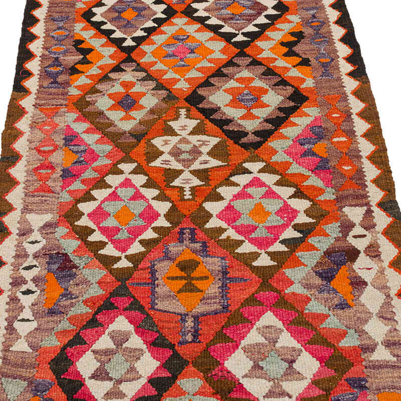 Vintage Anadolu Kilim Yolluk - 87 cm x 258 cm - K0077231