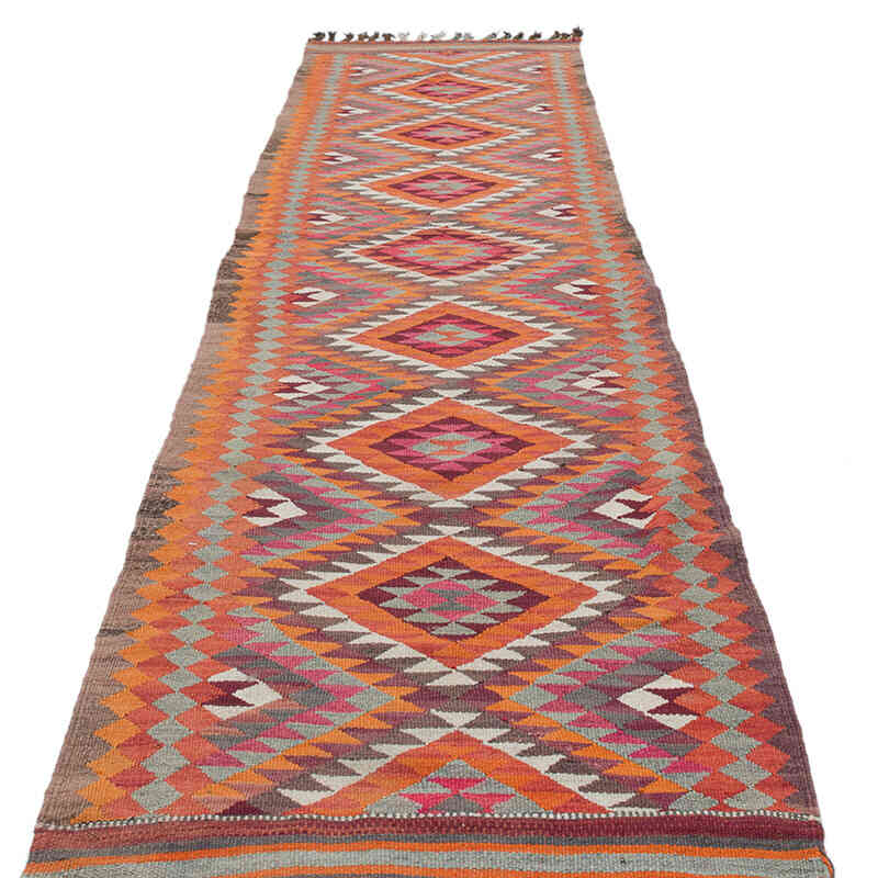 Alfombra Kilim Tribal Vintage - 83 cm x 326 cm - K0077232