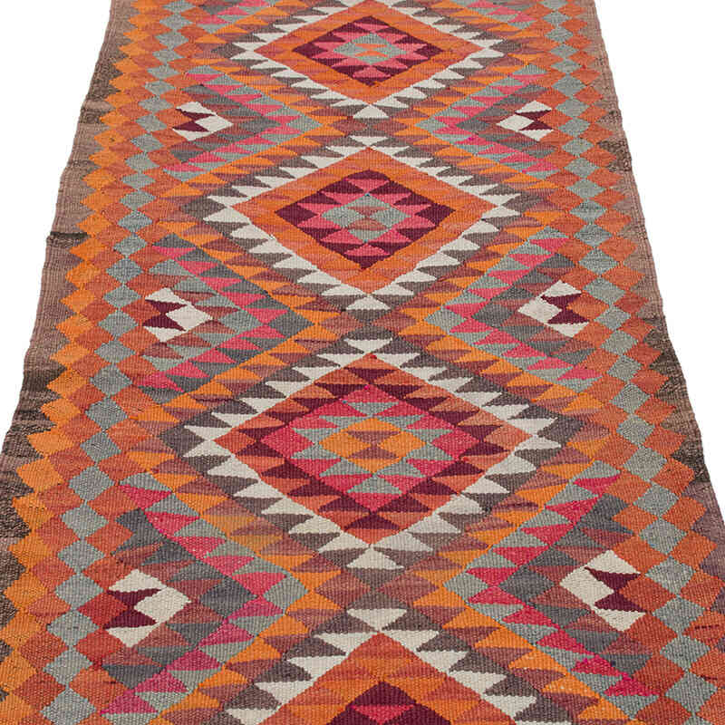 Alfombra Kilim Tribal Vintage - 83 cm x 326 cm - K0077232