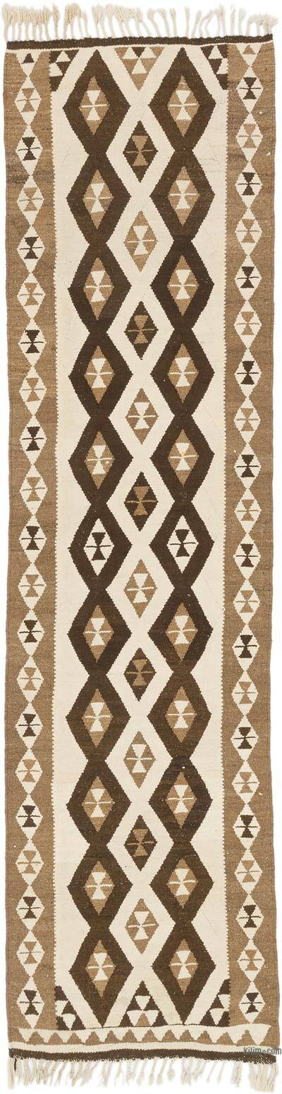 Vintage Anadolu Kilim Yolluk - 94 cm x 350 cm