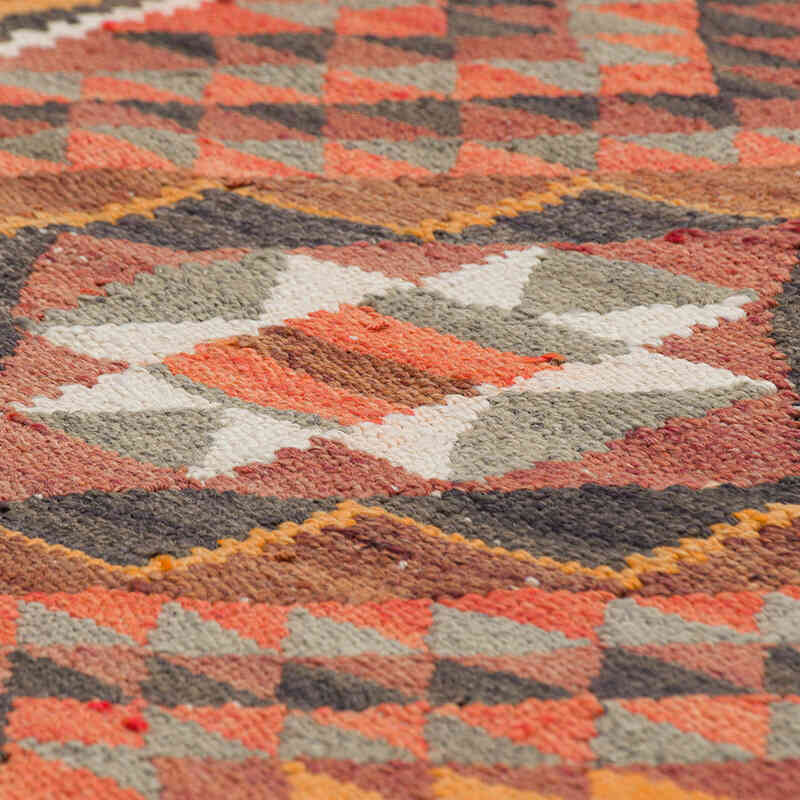Vintage Tribal Kilim Runner - 3'  x 11' 5" (36" x 137") - K0077234