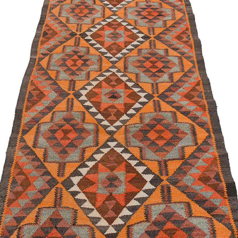 Alfombra Kilim Tribal Vintage - 84 cm x 315 cm - K0077238