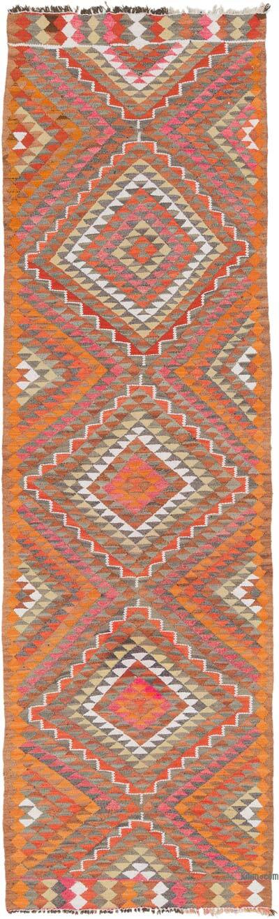 Alfombra Kilim Tribal Vintage - 95 cm x 316 cm