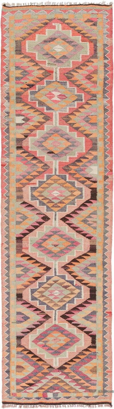 Vintage Anadolu Kilim Yolluk - 90 cm x 320 cm