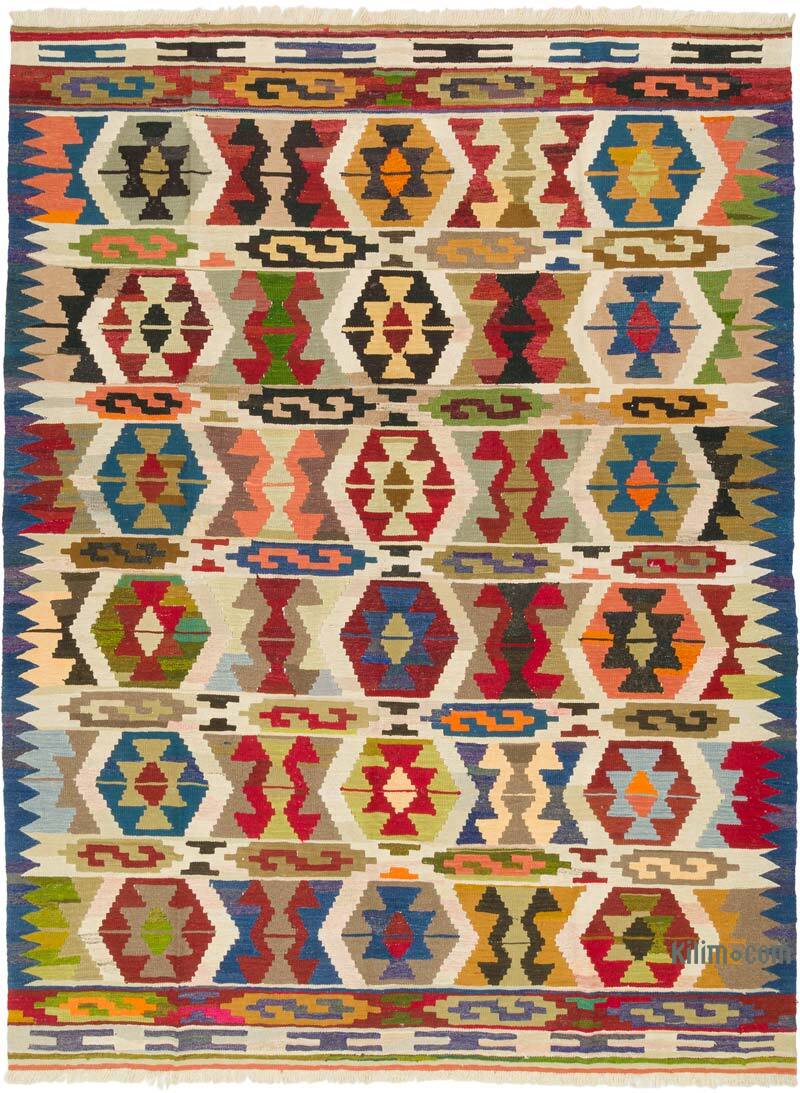 Nueva Alfombra Turca Kilim - 260 cm x 346 cm - K0077246