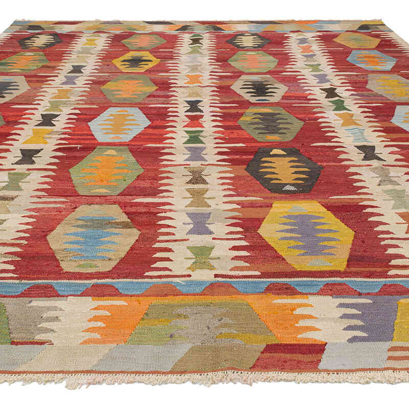 Nueva Alfombra Turca Kilim - 273 cm x 341 cm - K0077248