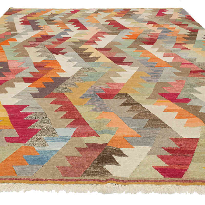 Nueva Alfombra Turca Kilim - 261 cm x 360 cm - K0077251