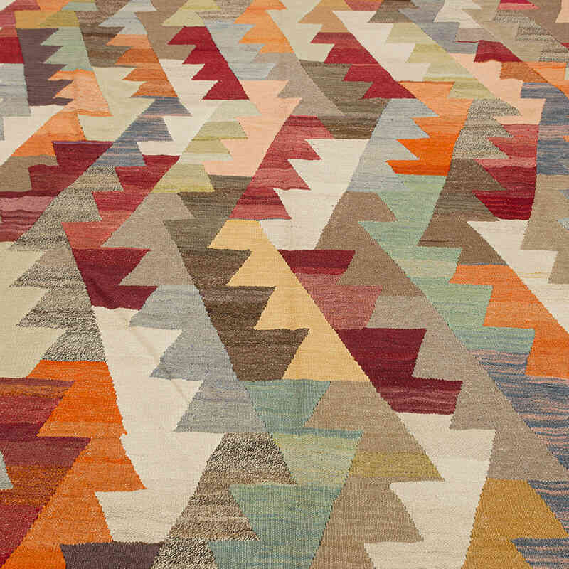 Nueva Alfombra Turca Kilim - 261 cm x 360 cm - K0077251