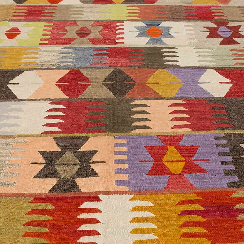 New Turkish Handwoven Kilim Rug - 8' 11" x 12' 6" (107" x 150") - K0077252