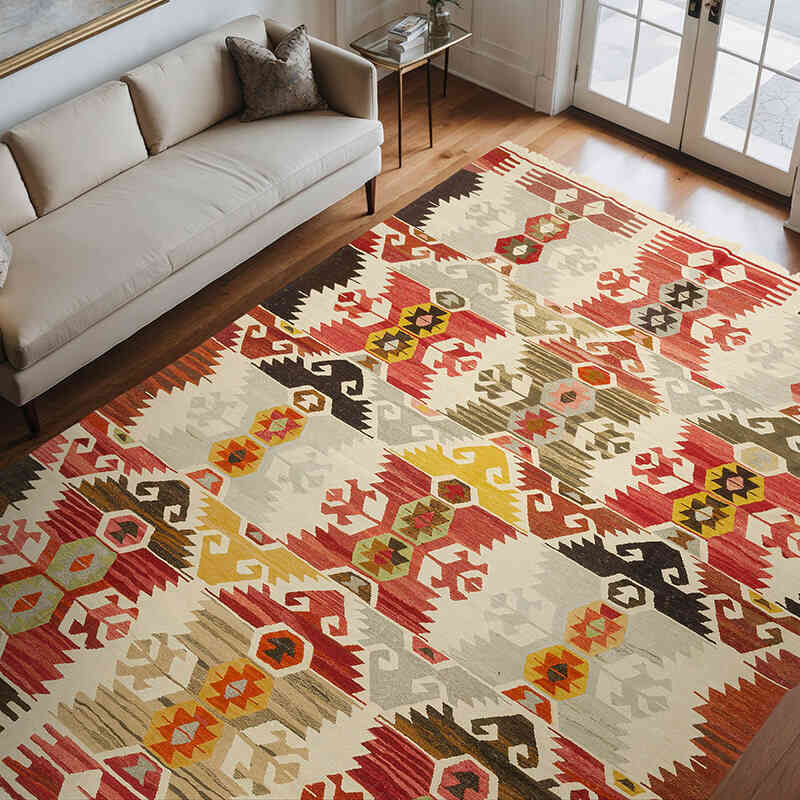 Yeni Kök Boya El Dokuma Kilim - 274 cm x 360 cm - K0077254