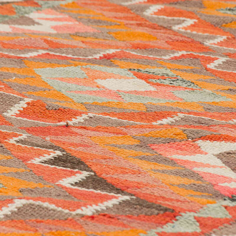 Vintage Tribal Kilim Runner - 2' 11" x 9' 7" (35" x 115") - K0077260