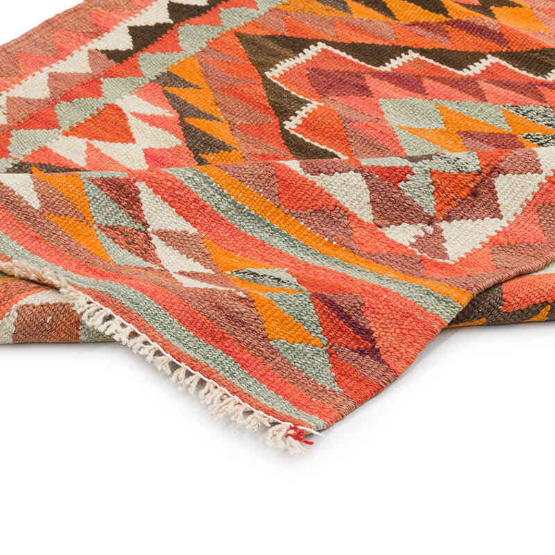 Vintage Tribal Kilim Runner - 2' 11" x 9' 7" (35" x 115") - K0077260