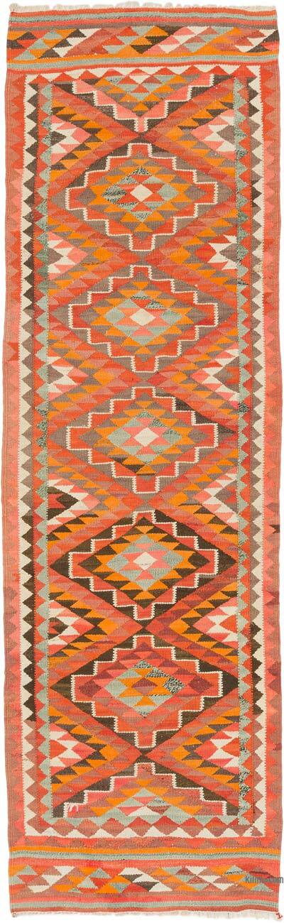 Vintage Anadolu Kilim Yolluk - 90 cm x 293 cm
