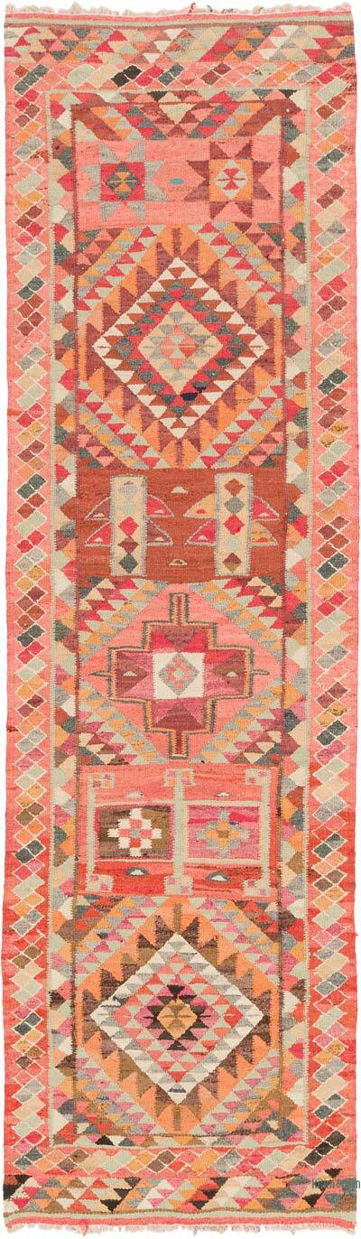 Vintage Tribal Kilim Runner - 3'  x 10' 3" (36" x 123")