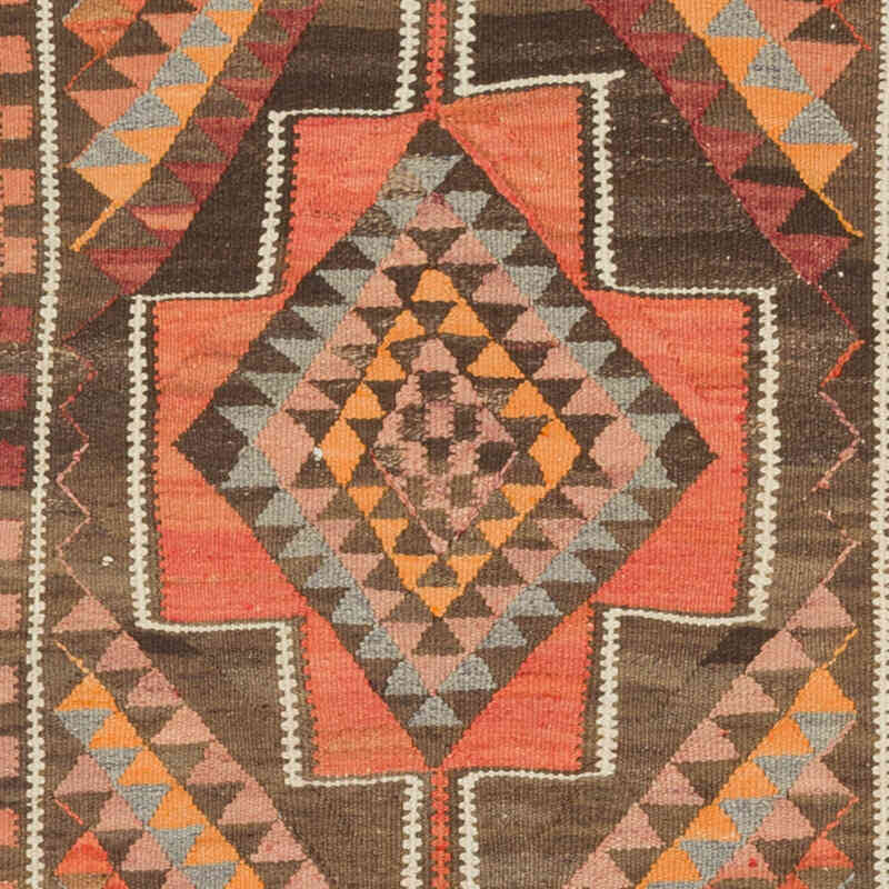 Vintage Anadolu Kilim Yolluk - 95 cm x 370 cm - K0077262