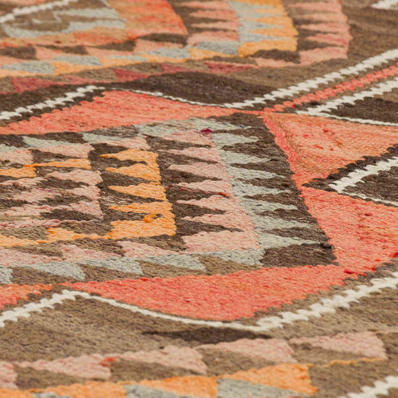Vintage Anadolu Kilim Yolluk - 95 cm x 370 cm - K0077262