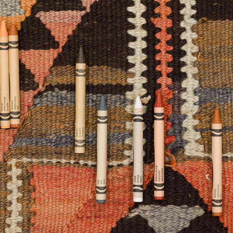 Vintage Anadolu Kilim Yolluk - 95 cm x 370 cm - K0077262