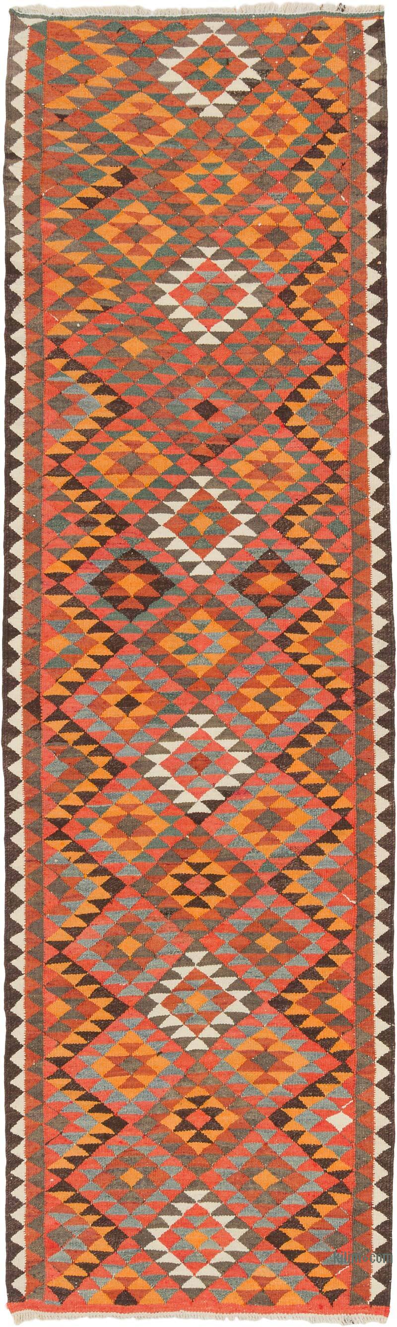 Alfombra Kilim Tribal Vintage - 95 cm x 312 cm - K0077263