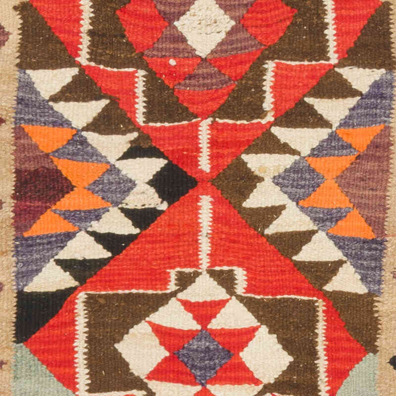 Alfombra Kilim Tribal Vintage - 83 cm x 354 cm - K0077264