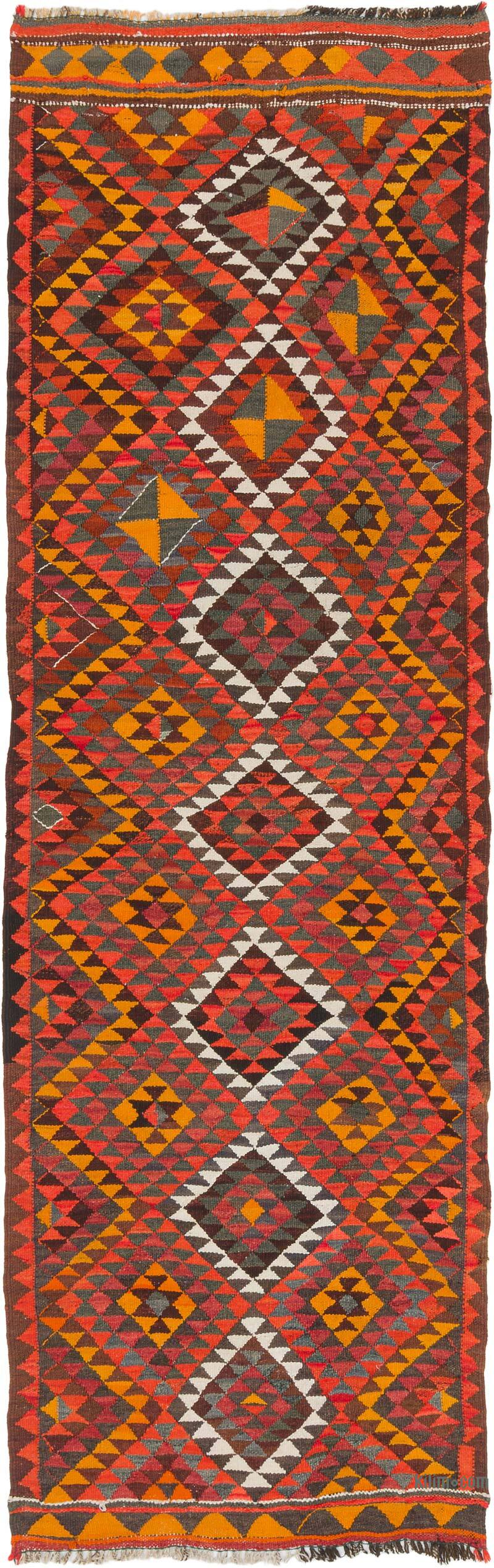 Alfombra Kilim Tribal Vintage - 100 cm x 321 cm - K0077266