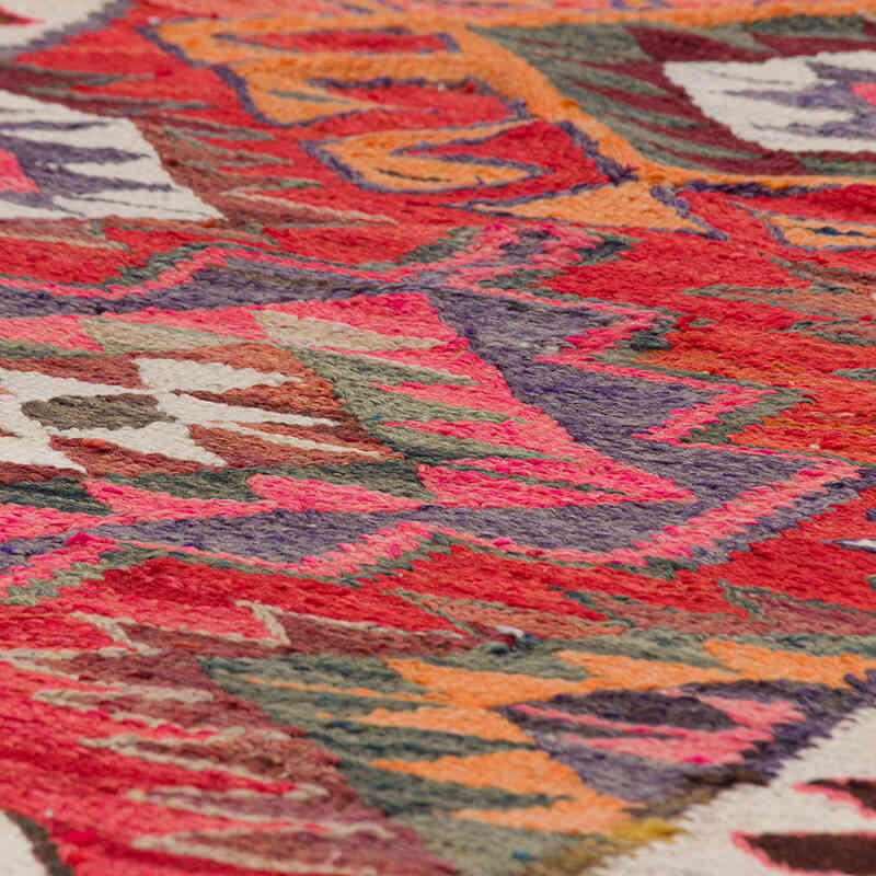 Vintage Anadolu Kilim Yolluk - 95 cm x 325 cm - K0077268