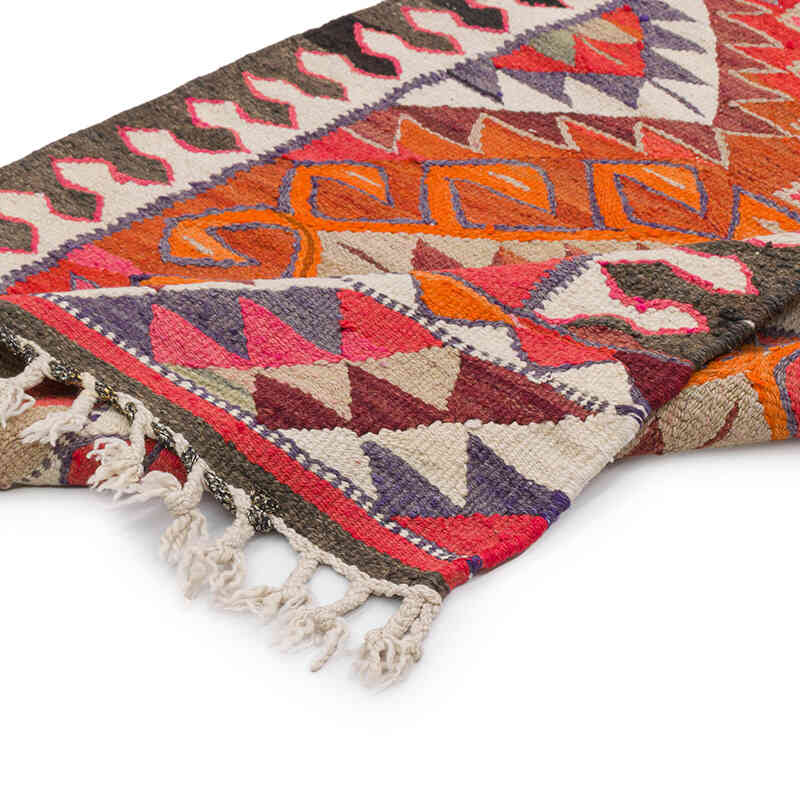 Vintage Anadolu Kilim Yolluk - 95 cm x 325 cm - K0077268
