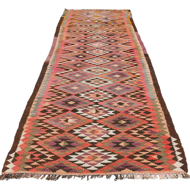 Alfombra Kilim Tribal Vintage - 95 cm x 338 cm - K0077270