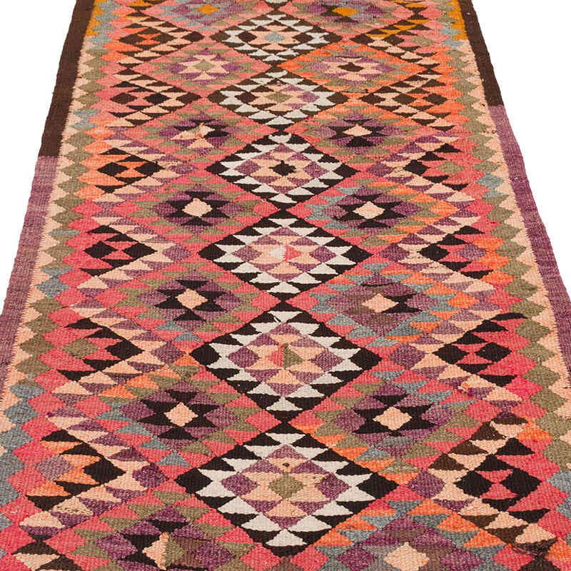 Alfombra Kilim Tribal Vintage - 95 cm x 338 cm - K0077270