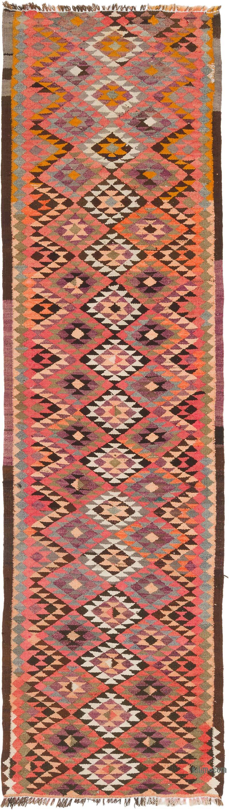 Alfombra Kilim Tribal Vintage - 95 cm x 338 cm - K0077270