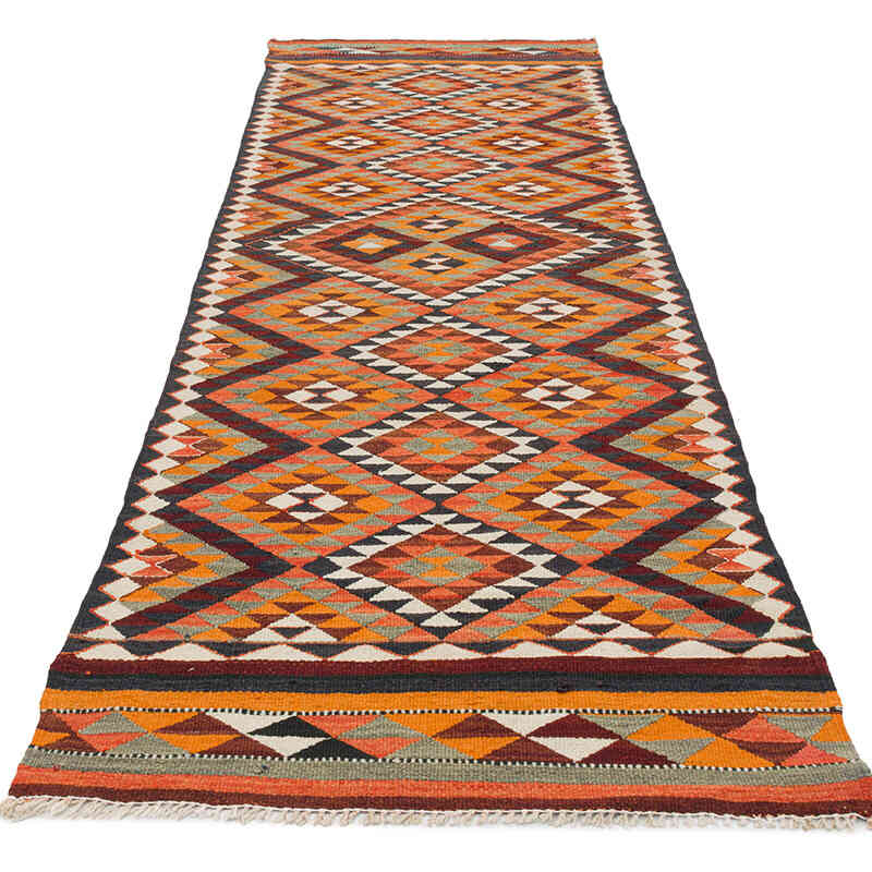 Vintage Anadolu Kilim Yolluk - 88 cm x 276 cm - K0077271