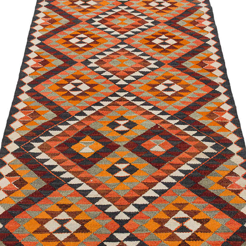 Vintage Anadolu Kilim Yolluk - 88 cm x 276 cm - K0077271