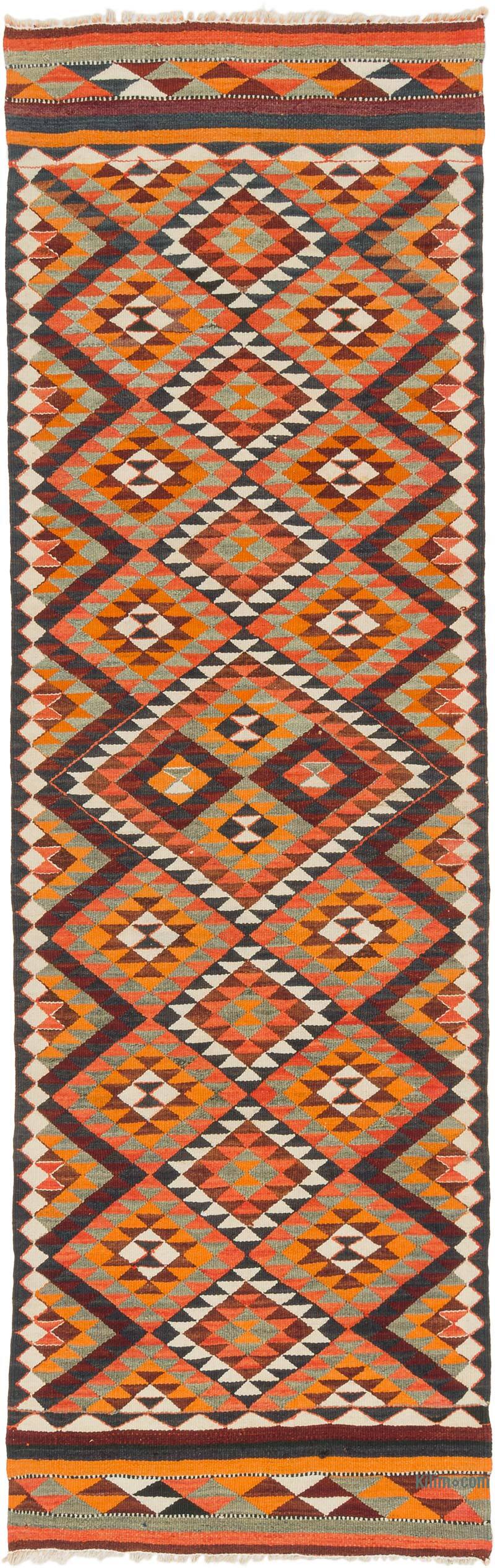Vintage Anadolu Kilim Yolluk - 88 cm x 276 cm - K0077271