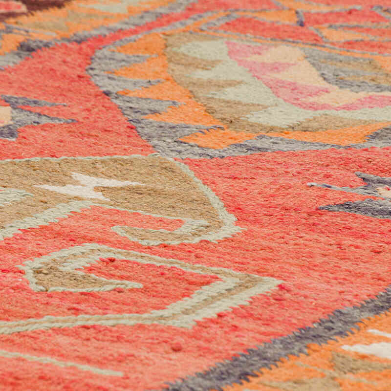 Vintage Tribal Kilim Runner - 3' 3" x 10' 2" (39" x 122") - K0077274