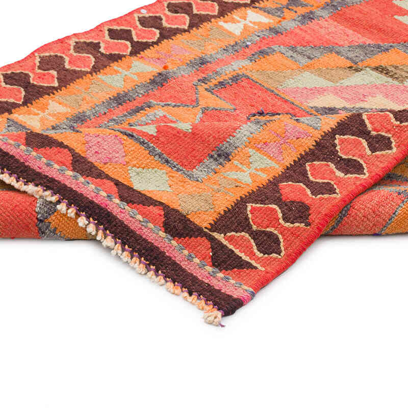 Vintage Tribal Kilim Runner - 3' 3" x 10' 2" (39" x 122") - K0077274
