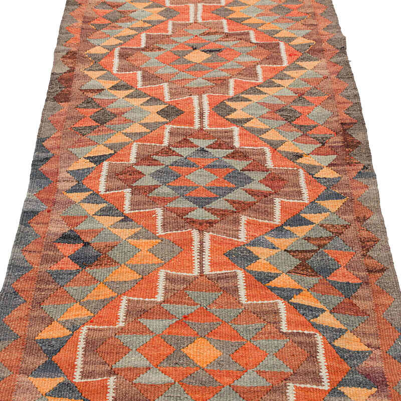 Vintage Anadolu Kilim Yolluk - 79 cm x 306 cm - K0077275