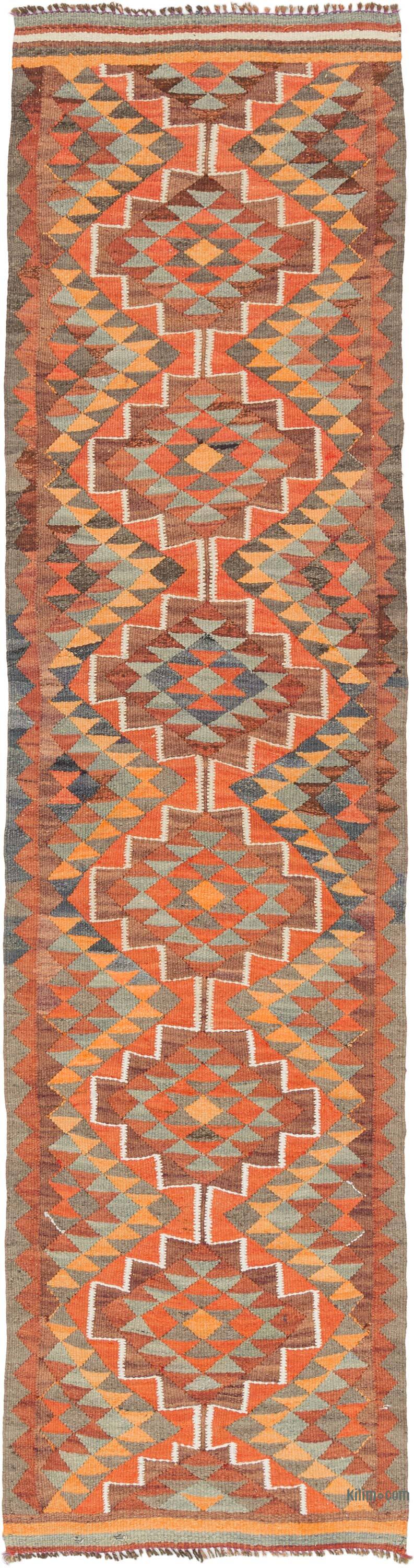 Vintage Anadolu Kilim Yolluk - 79 cm x 306 cm - K0077275